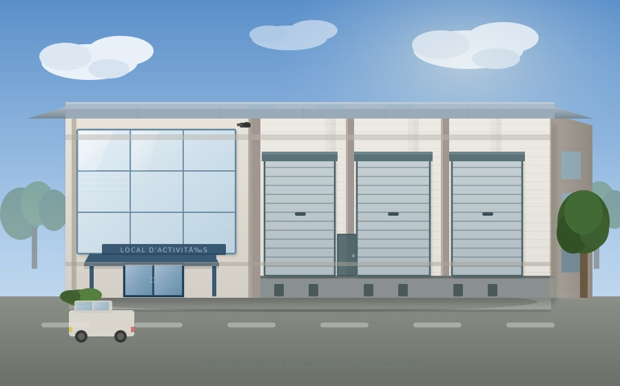 A vendre -bâtiment d'activités récent de 1 657 m2 - ZAC Cass