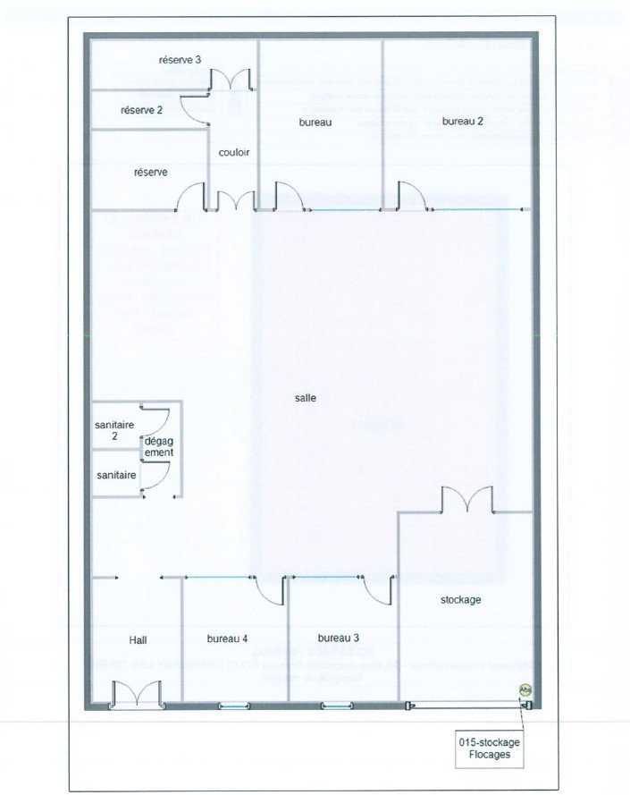 A louer - local d'activités/commercial de 302 m2 à Chambray-