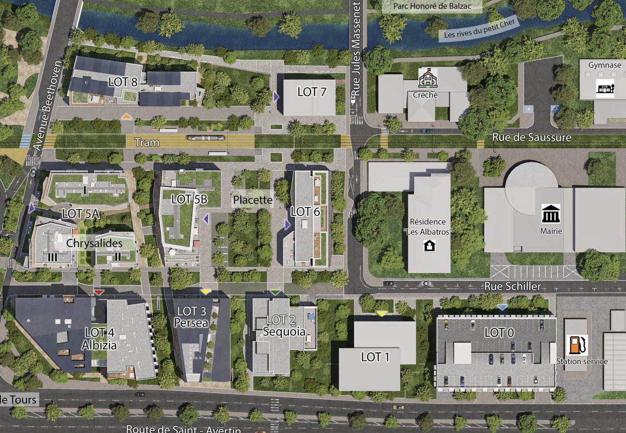 Bureaux en VEFA / BEFA - 7600 m2 SUBL - Tours Sud