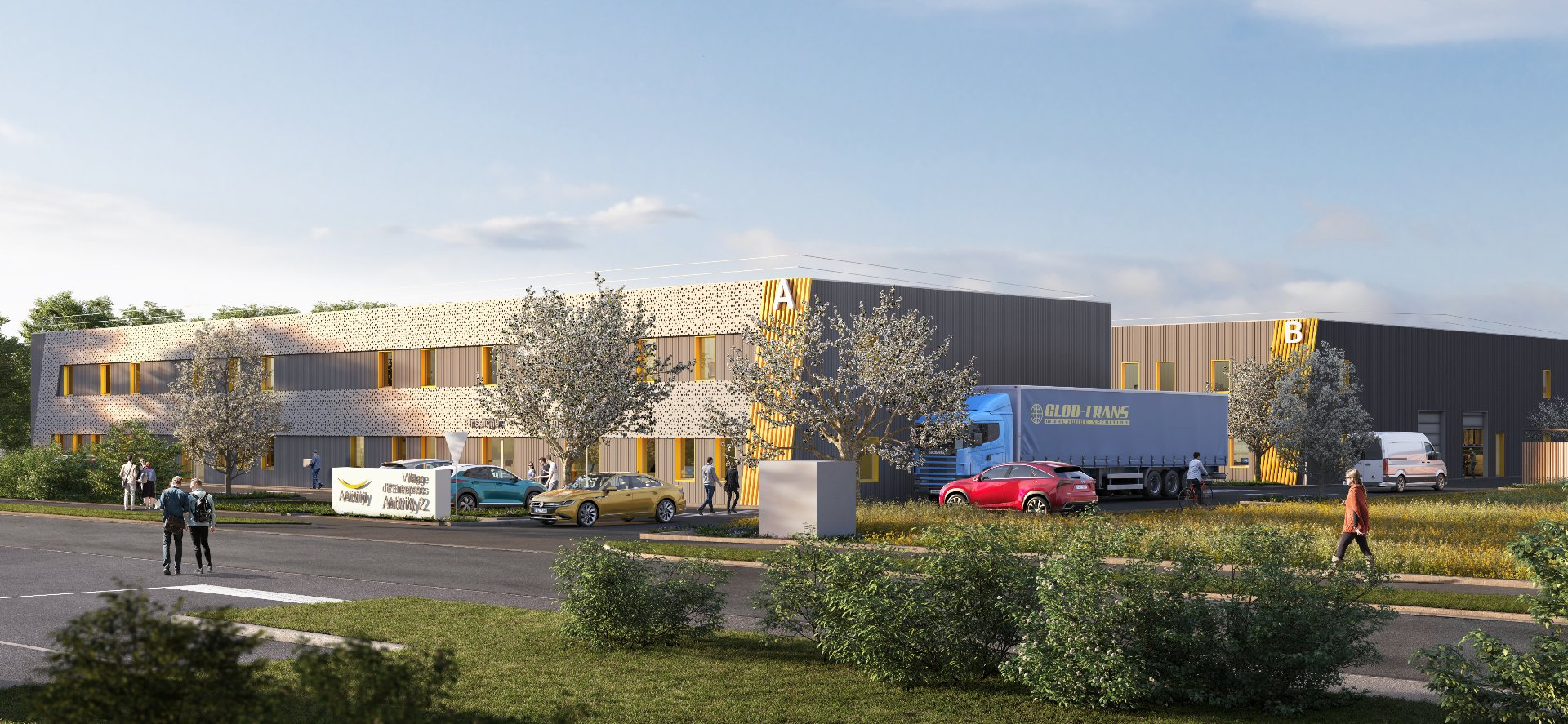 Local d'activité neuf en zone comerciale et d'activité dynam
